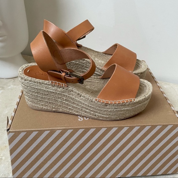 Soludos leather Minorca espadrilles size 8/8.5 women’s NIB - Picture 13 of 16